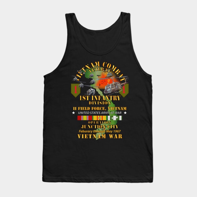 1st Infantry Div - II Field Force - Operation Junction City w VN SVC X 300 Tank Top by twix123844